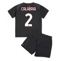 AC Milan Davide Calabria #2 Fußballbekleidung Heimtrikot Kinder 2022-23 Kurzarm (+ kurze hosen)